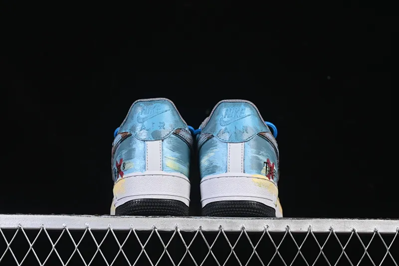 All categories Nk Air Force 1 Air Force series Nk Air Force 1 Low Air Force low-top Nike Air Force 1'07 Low "Mist Blue Hero" Hand-painted graffiti Mist Blue Hero Air Force 1 low-top casual sneakers ZG0088-228